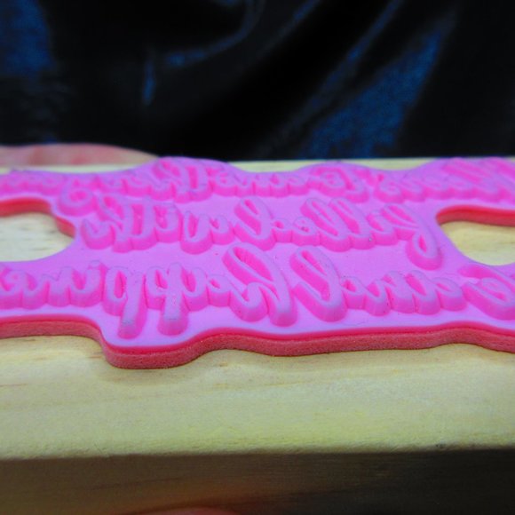 Cheers To Another Year Wood Mounted Stamp 2.25" X 4.25" - Picture 3 of 3